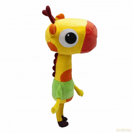 BANDAI Milo Giraffe Teddy Plush Toys - 20cm Lofty Giraffe Toy from the Milo Animated Series | Cute and Cuddly Boys and Girls Toys with Soft Touch Material | Adorable Cartoon Animals Toys for Kids