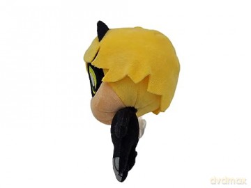 BANDAI Miraculous Chibi Cat Noir Plush Toy From Miraculous Tales Of Ladybug And Cat Noir | 15cm Cat Noir Soft Toy | Super Soft And Cuddly Miraculous Toys Bring Their Favourite TV Show To Life