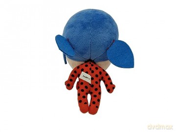 BANDAI Miraculous Chibi Ladybug Plush Toy From Miraculous Tales Of Ladybug And Cat Noir | 15cm Ladybug Soft Toy | Super Soft And Cuddly Miraculous Toys Bring Their Favourite TV Show To Life