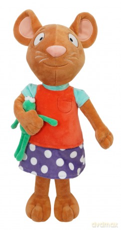 BANDAI Pip and Posy Talking Feature Plush Posy with Froggy - Large Talking Teddy - Soft Toy with Sounds - Big Cuddly Toy with TV Show Phrases