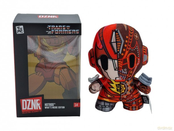 BANDAI Transformers Merchandise Hot Rod Plush Toy | 19cm Freestanding Hot Rod Cuddly Plushie | DNZR Collectable Soft Toys For All Fans Of Cute Things Make Great Transformers Gifts