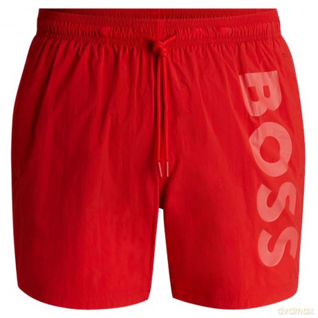 BOSS Mens Octopus Swim_Short, Bright Red627, S