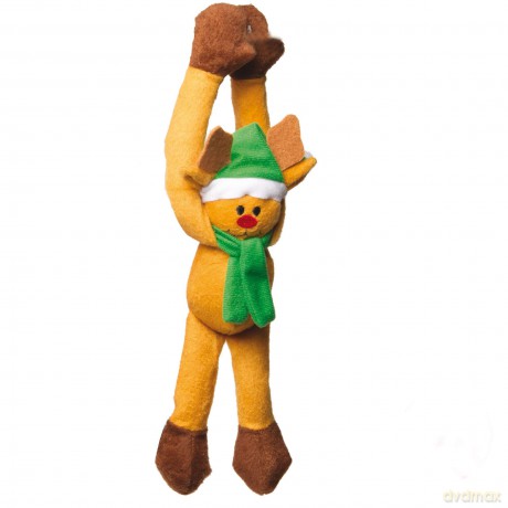 Baker Ross AC174 Hanging Christmas Bean Pals, Cuddly Toys for Children to Play with Perfect Stocking and Winter Party Bag Fillers (Pack of 5), Assorted