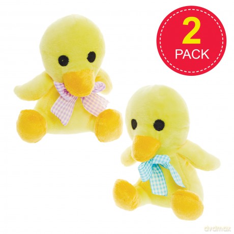 Baker Ross FX466 Chick Plush - Pack of 2, Soft Toy Easter Party Bag Fillers