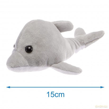 Baker Ross FX678 Dolphin Soft Toys - Pack of 3, Soft Toy Party Bag Fillers