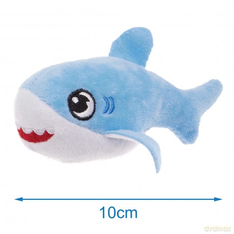 Baker Ross FX748 Shark Pup Plush - Pack of 3, Soft Toy Party Bag Fillers