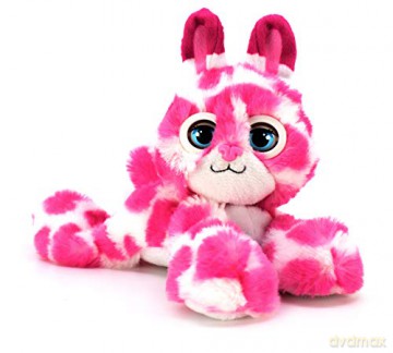 Bandai CE80082 Nuzzy Luvs Luvbug Interactive Pet Soft Toy (Pink and White Bunny)