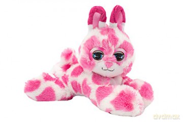 Bandai CE80082 Nuzzy Luvs Luvbug Interactive Pet Soft Toy (Pink and White Bunny)