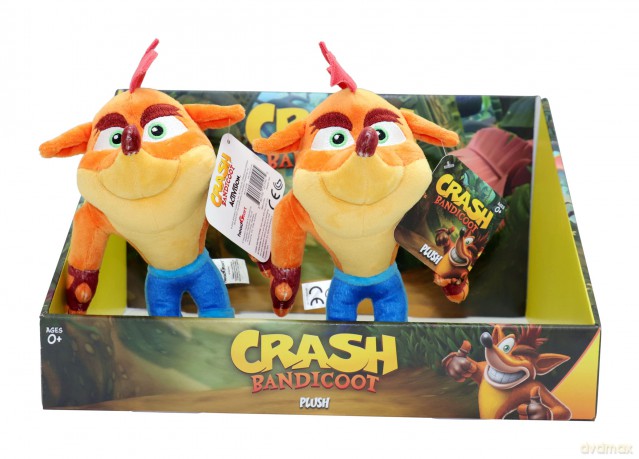 Bandai Crash Bandicoot Plush Toy | 15cm Crash Bandicoot Soft Toy Collectible | Plushie Girls And Boys Toys For Video Game Fans | Collectable Cuddly Toys For Boys And Girls Great Crash Bandicoot Gifts