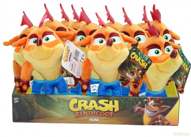 Bandai Crash Bandicoot Plush Toy | 15cm Crash Bandicoot Soft Toy Collectible | Plushie Girls And Boys Toys For Video Game Fans | Collectable Cuddly Toys For Boys And Girls Great Crash Bandicoot Gifts