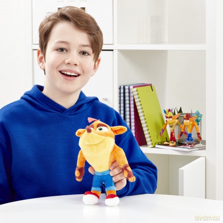 Bandai Crash Bandicoot Plush Toy | 15cm Crash Bandicoot Soft Toy Collectible | Plushie Girls And Boys Toys For Video Game Fans | Collectable Cuddly Toys For Boys And Girls Great Crash Bandicoot Gifts