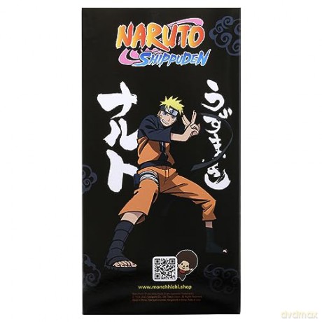 Bandai Monchhichi Naruto Shippuden Plush Toy - 80s Iconic Monkey Soft Plush Toy 20 cm for Children and Adults - Childrens Toy 2 Years and Above - SE241088