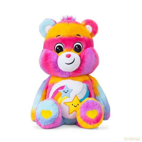 Basic Fun 22314 60cm Jumbo Plush-Dare to Care Bear, Multicolor, Large