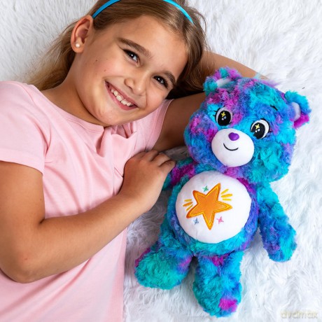 Basic Fun Care Bears Good Wishes, Care Bears Cuddly Toys for Children, Cute cuddly teddy bear, Care Bears Collection Suitable for Girls and Boys Ages 4+