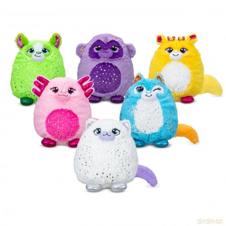 Basic Fun Misfittens Cats - Surprise Collectible Plush - Gemstones Misfittens, Kittens, Stuffed Cat Plush, Furry Surprise Toy for Girls, Boys, Kids and Toddlers Ages 3+