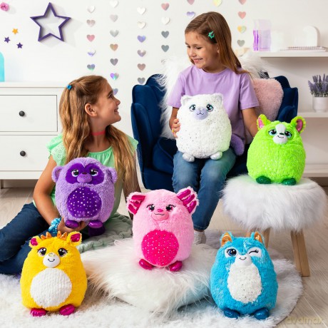 Basic Fun Misfittens Cats - Surprise Collectible Plush - Gemstones Misfittens, Kittens, Stuffed Cat Plush, Furry Surprise Toy for Girls, Boys, Kids and Toddlers Ages 3+
