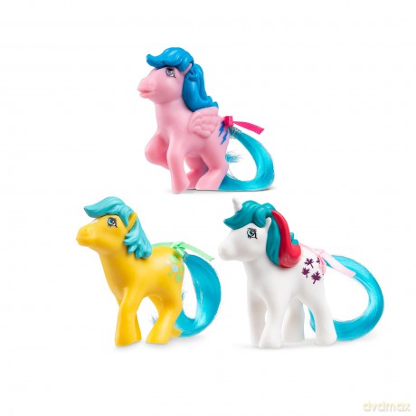 Basic Fun My Little Pony Mini Classics, 2" Collectible Action Figures Toy Set, MLP Generation 1 Series, for Girls Ages 4+, Iconic Pony Toys for Kids
