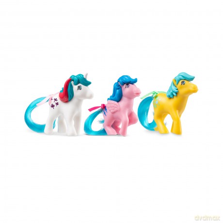 Basic Fun My Little Pony Mini Classics, 2" Collectible Action Figures Toy Set, MLP Generation 1 Series, for Girls Ages 4+, Iconic Pony Toys for Kids