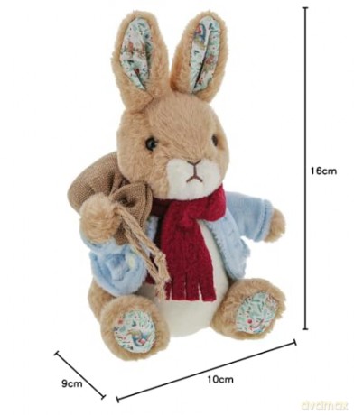 Beatrix Potter soft toys Peter Rabbit Christmas Small
