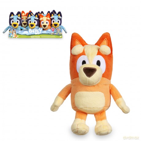 BlueY Giochi Preziosi Bingo Soft Plush Toy Approximately 20 cm Tall with Just Like in the Cartoon Details, for Children from 3 Years