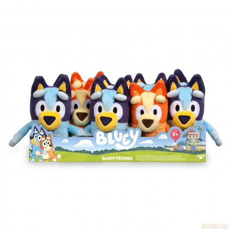 BlueY Giochi Preziosi Bingo Soft Plush Toy Approximately 20 cm Tall with Just Like in the Cartoon Details, for Children from 3 Years