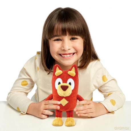 BlueY Giochi Preziosi Bingo Soft Plush Toy Approximately 20 cm Tall with Just Like in the Cartoon Details, for Children from 3 Years