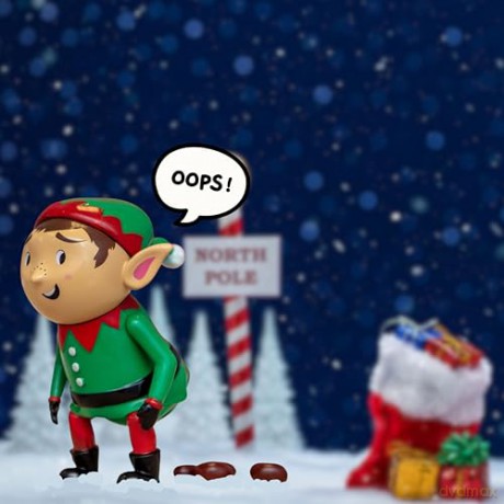 Boxer Gifts Pooping Elf Toy | Funny Stocking Filler for Children,Brown