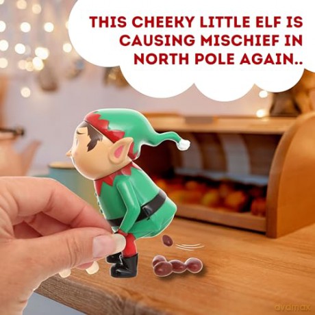 Boxer Gifts Pooping Elf Toy | Funny Stocking Filler for Children,Brown