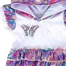 Build Your Bears Wardrobe Teddy Bear Clothes Butterfly Dress fits Build a Bear Teddies (purple)