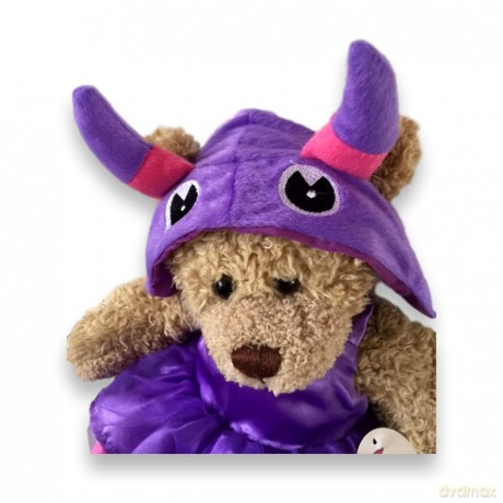 Build Your Bears Wardrobe Teddy Bear Clothes Tutu Dress + Accessories fits Build a Bear (Purple)