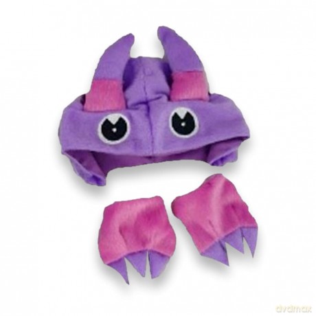 Build Your Bears Wardrobe Teddy Bear Clothes Tutu Dress + Accessories fits Build a Bear (Purple)