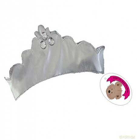 Build Your Bears Wardrobe Teddy Bear Clothes fits Build a Bear Teddies Frilly Dress, Crown (white)
