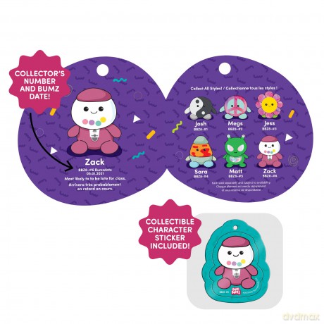 BumBumz 4.5-Inch GroovyBumz Plush - Collectible Stuffed Toys - From The Makers of Original Squishmallows