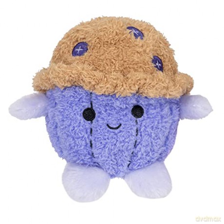 BumBumz 4.5-inch BreakfastBumz Plush 5-Pack - Blueberry Muffin Melissa, Coffee Colton, Toast with Rainbow Jam Timothy, Cereal Cyrus, and Strawberry Milk Sunday Collectible Stuffed Toys