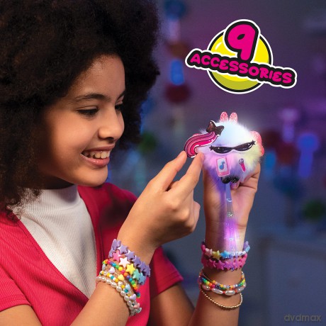 CHIBIES Boom Box - Billi | Cute Fluffy Party Pets That Flash to the Beat of Music | Interactive Animal Soft Toy Characters