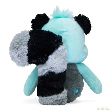 Care Bears 22cm Bean Plush - Wish Raccoon, Collectable Cute Soft Toy, Cuddly Toy for Boys and Girls, Small Care Bear Teddy, Plushie for Children Ages 4 5 6 7 +, Blue with Stripey Tail