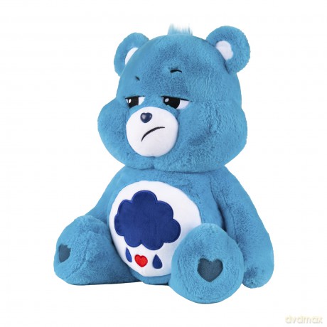 Care Bears 60cm Jumbo Plush - Grumpy, Collectible Cute Soft Toy, Cuddly Toy for Boys and Girls, Large Teddy Plushy for Children Ages 4 5 6 7 +, Blue