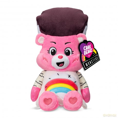 Care Bears Basic Fun, Cheer as Bride of Frankenstein, Universal Monsters 22cm Plush, Cuddly Toys for Children, Cute teddy bear, Suitable for Girls and Boys Ages 4+