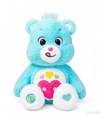 Care Bears | Always Here Bear 35cm Medium Plush | Eco Friendly, Collectable Cute Plush Toy, Cuddly Toys for Children, Cute Teddies Suitable for Girls and Boys Ages 4+ | Basic Fun 22623