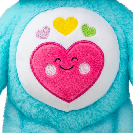 Care Bears | Always Here Bear 35cm Medium Plush | Eco Friendly, Collectable Cute Plush Toy, Cuddly Toys for Children, Cute Teddies Suitable for Girls and Boys Ages 4+ | Basic Fun 22623