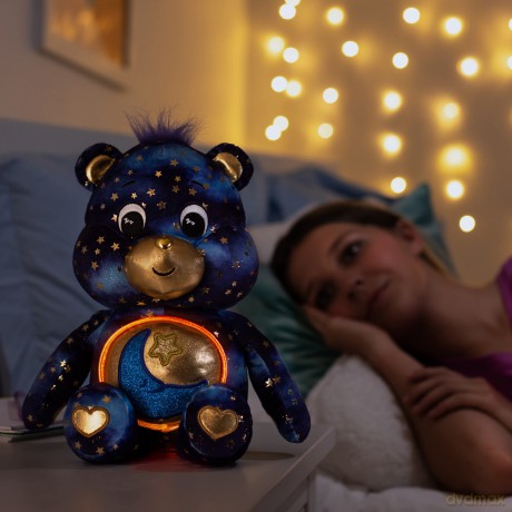 Care Bears | Bedtime Bear Collectors Edition 35cm Medium Plush | Collectable Cute Plush Toy, Cuddly Toys for Children, Cute Teddies Suitable for Girls and Boys Ages 4+ | Basic Fun 22665