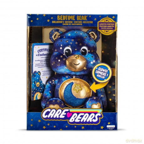 Care Bears | Bedtime Bear Collectors Edition 35cm Medium Plush | Collectable Cute Plush Toy, Cuddly Toys for Children, Cute Teddies Suitable for Girls and Boys Ages 4+ | Basic Fun 22665