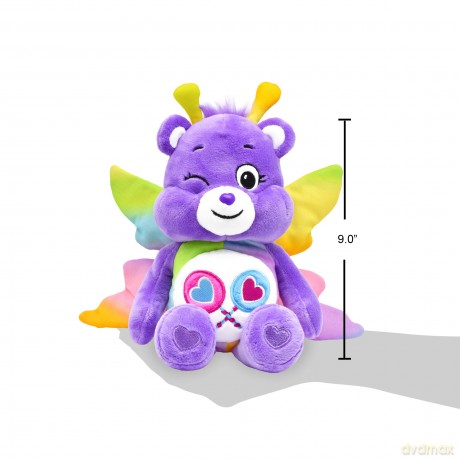 Care Bears | Butterfly Share Bear 22cm Bean Plush | Collectable Cute Soft Toy, Butterfly Cuddly Toy for Boys and Girls, Small Care Bear Teddy, Plushie for Children Ages 4+ | Basic Fun 99310