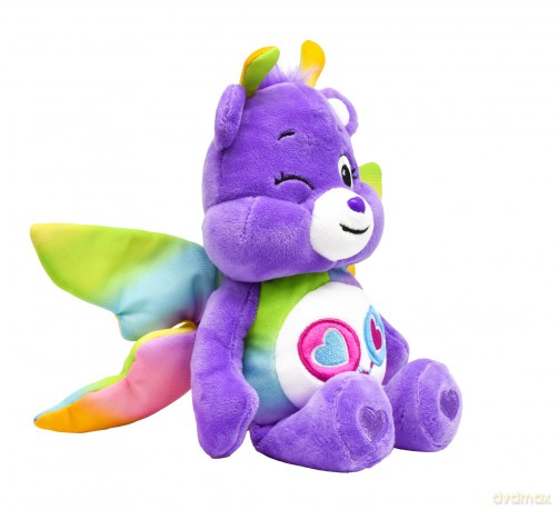 Care Bears | Butterfly Share Bear 22cm Bean Plush | Collectable Cute Soft Toy, Butterfly Cuddly Toy for Boys and Girls, Small Care Bear Teddy, Plushie for Children Ages 4+ | Basic Fun 99310