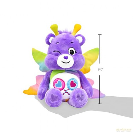 Care Bears | Butterfly Share Bear 22cm Bean Plush | Collectable Cute Soft Toy, Butterfly Cuddly Toy for Boys and Girls, Small Care Bear Teddy, Plushie for Children Ages 4+ | Basic Fun 99310
