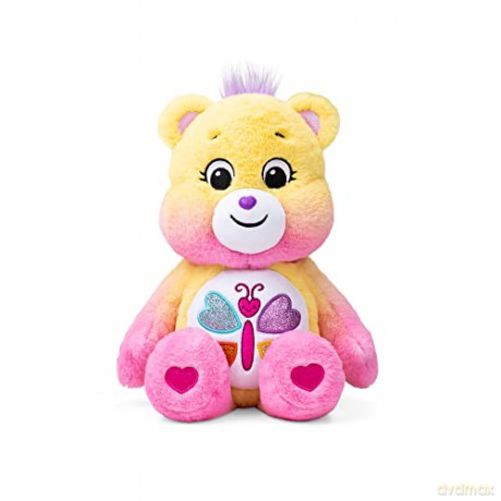Care Bears | Calming Heart Bear (scented) 35cm Medium Plush | Collectable Cute Toy, Cuddly Toys for Children, Soft Toys for Girls Boys, Cute Teddies Suitable for Girls Boys Ages 4+ | Basic Fun 22336