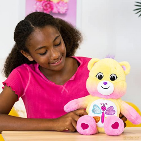 Care Bears | Calming Heart Bear (scented) 35cm Medium Plush | Collectable Cute Toy, Cuddly Toys for Children, Soft Toys for Girls Boys, Cute Teddies Suitable for Girls Boys Ages 4+ | Basic Fun 22336