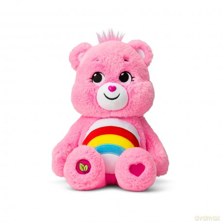 Care Bears | Cheer Bear 35cm Medium Plush | Collectable Cute Plush Toy, Cuddly Toys for Children, Soft Toys for Girls and Boys, Cute Teddies Suitable for Girls and Boys Ages 4+ | Basic Fun 22061