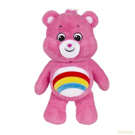 Care Bears | Cheer Bear 60cm Jumbo Plush | Collectable Cute Plush Toy, Giant Teddy Bear, Cuddly Toys for Children, Soft Toys for Girls Boys, Big Teddy Suitable for Girls and Boys 4+ | Basic Fun 22066