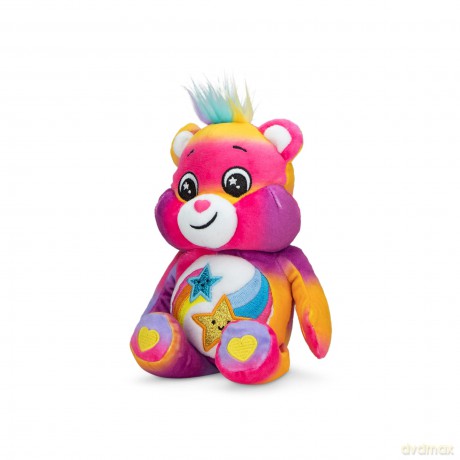 Care Bears | Dare To Care Bear Glitter 22cm Bean Plush | Collectable Cute Toy, Cuddly Toys for Children, Soft Toys for Girls and Boys, Cute Teddies Suitable for Girls Boys Ages 4+ | Basic Fun 22505